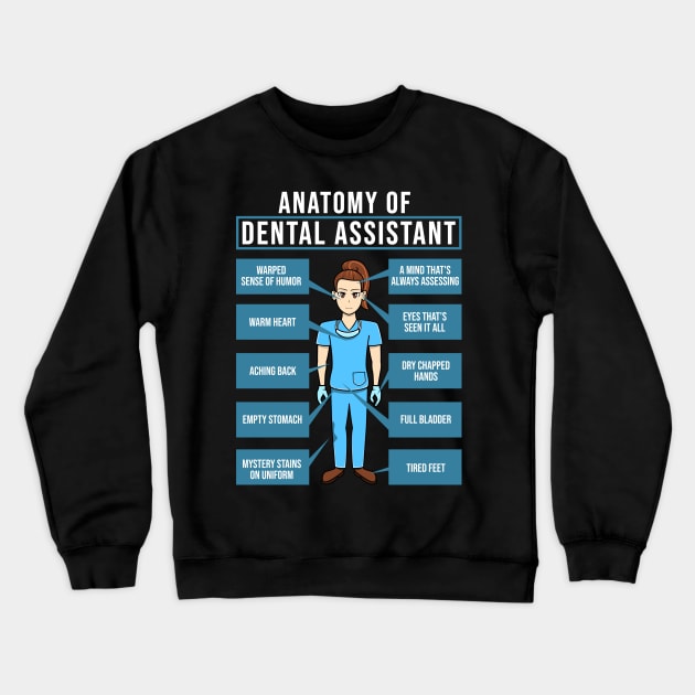 Dentist Dental Dental Hygienist Tooth Teeth Dental Assistant Dentistry Doctor Assistant Dental Technician Molar Tooth Toothbrush Dentist Gift Funny Dentist T-Shirt Mouth Braces Medical Medicine Orthod Crewneck Sweatshirt by jkshirts